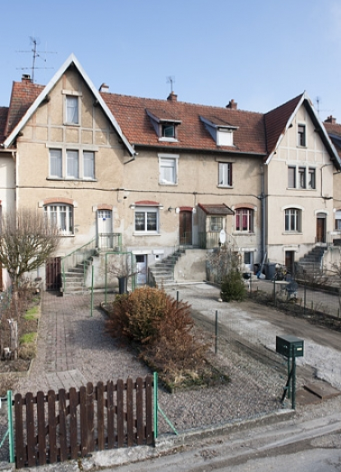 Cité du Maroc. Pignons de la travée centrale. © Région Bourgogne-Franche-Comté, Inventaire du patrimoine
