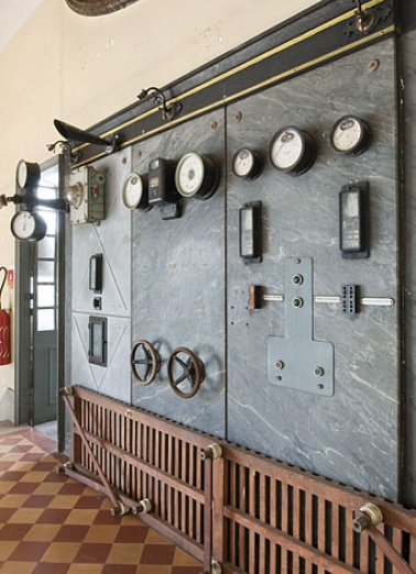Tableau électrique. © Région Bourgogne-Franche-Comté, Inventaire du patrimoine