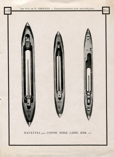 Navettes pour coton, toile, laine, soie, etc. © Région Bourgogne-Franche-Comté, Inventaire du patrimoine