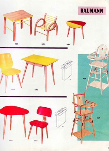 Mobilier pour enfants. © Région Bourgogne-Franche-Comté, Inventaire du patrimoine