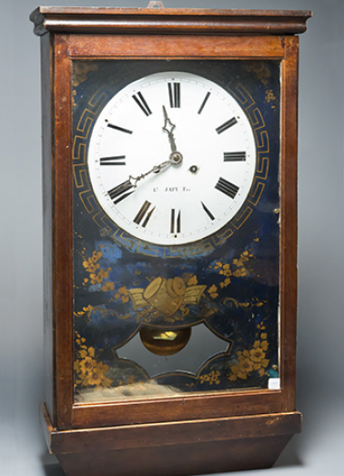 Pendulette Japy. © Région Bourgogne-Franche-Comté, Inventaire du patrimoine Pendulette Japy. © Région Bourgogne-Franche-Comté, Inventaire du patrimoine