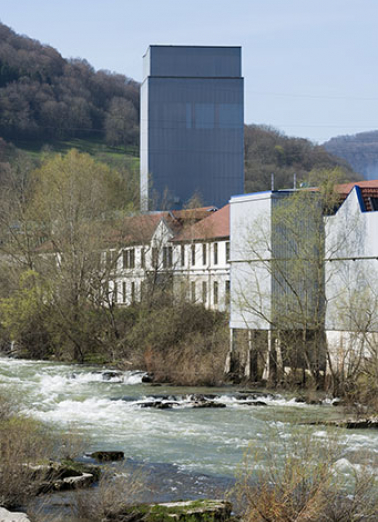 Ateliers de l'usine de laminage (rive gauche). © Région Bourgogne-Franche-Comté, Inventaire du patrimoine