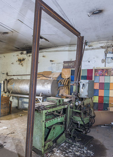 La cintreuse et son portique. © Région Bourgogne-Franche-Comté, Inventaire du patrimoine