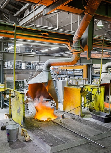 Four à induction en service. © Région Bourgogne-Franche-Comté, Inventaire du patrimoine