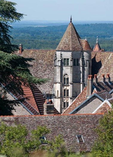 La tour d'escalier © Région Bourgogne-Franche-Comté, Inventaire du patrimoine