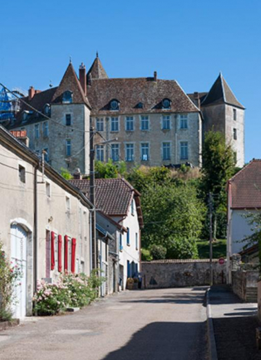Vue nord, depuis la rue des Terreaux © Région Bourgogne-Franche-Comté, Inventaire du patrimoine