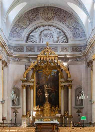 Le maitre-autel © Région Bourgogne-Franche-Comté, Inventaire du patrimoine