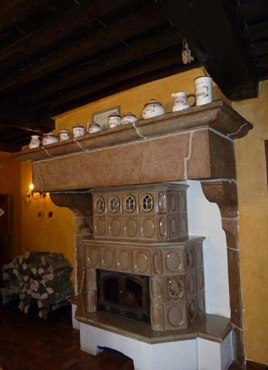 Cheminée du rez-de-chaussée © Région Bourgogne-Franche-Comté, Inventaire du patrimoine