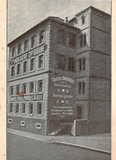 [Façade antérieure de l'usine, de trois quarts droite], années 1920. © Région Bourgogne-Franche-Comté, Inventaire du patrimoine