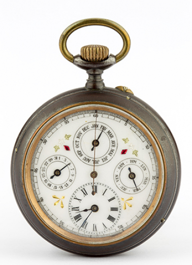 Montre de gousset mécanique fin 19e-début 20e siècle : maison Binétruy (place de l'Hôtel de Ville). © Région Bourgogne-Franche-Comté, Inventaire du patrimoine