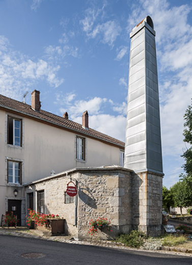 Bâtiment de la fromagerie depuis le nord-est. © Région Bourgogne-Franche-Comté, Inventaire du patrimoine