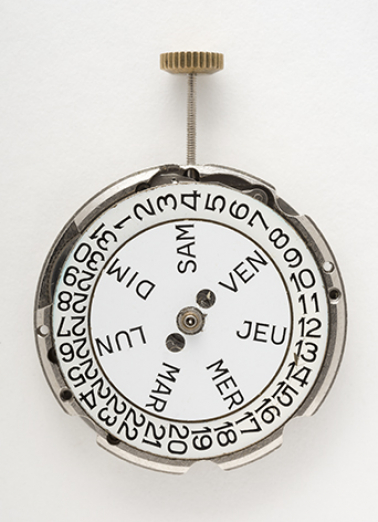 Mouvement FE 140-2A, vu côté cadran. © Région Bourgogne-Franche-Comté, Inventaire du patrimoine