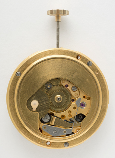 Mouvement de montre électromécanique Lip R 148, vu côté cadran. © Région Bourgogne-Franche-Comté, Inventaire du patrimoine