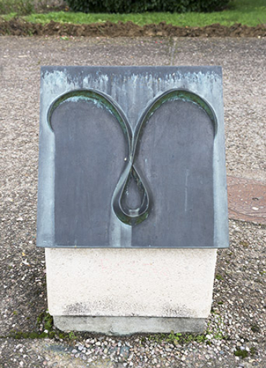Détail d'une stèle : Ariès. Le bélier. © Région Bourgogne-Franche-Comté, Inventaire du patrimoine