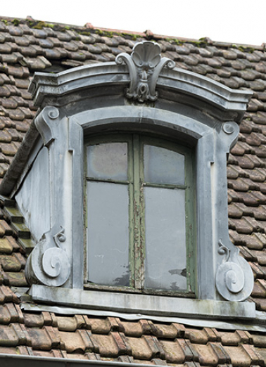 Etat en 2016. Usine A : lucarne des bureaux. © Région Bourgogne-Franche-Comté, Inventaire du patrimoine