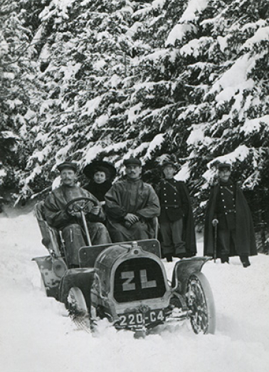 Automobile Zedel, photogr., s.d. [début 20e siècle]. © Région Bourgogne-Franche-Comté, Inventaire du patrimoine