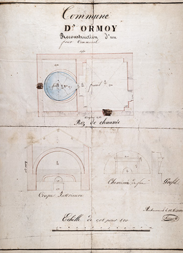 Construction du four rue antoine Lumière (1835). © Région Bourgogne-Franche-Comté, Inventaire du patrimoine Construction du four rue antoine Lumière (1835). © Région Bourgogne-Franche-Comté, Inventaire du patrimoine
