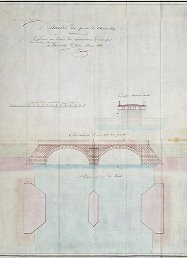 Plans du pont à établir sur le Durgeon, 1831 © Région Bourgogne-Franche-Comté, Inventaire du patrimoine Plans du pont à établir sur le Durgeon, 1831 © Région Bourgogne-Franche-Comté, Inventaire du patrimoine