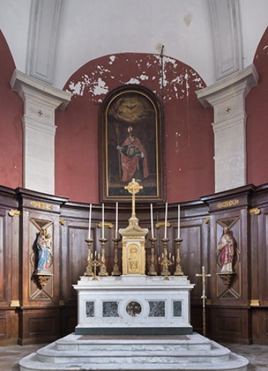 Le sanctuaire. © Région Bourgogne-Franche-Comté, Inventaire du patrimoine Le sanctuaire. © Région Bourgogne-Franche-Comté, Inventaire du patrimoine