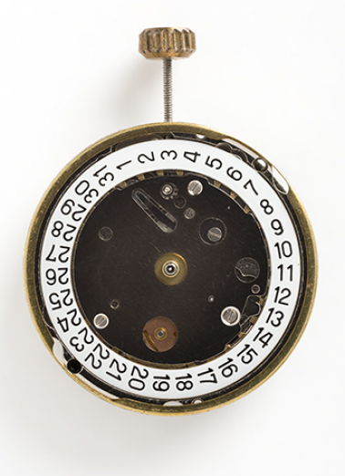 Mouvement France Ebauches FE 8121 : face côté cadran. © Région Bourgogne-Franche-Comté, Inventaire du patrimoine