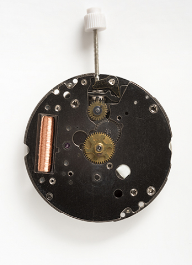 Mouvement ISA 1198 : face côté cadran. © Région Bourgogne-Franche-Comté, Inventaire du patrimoine