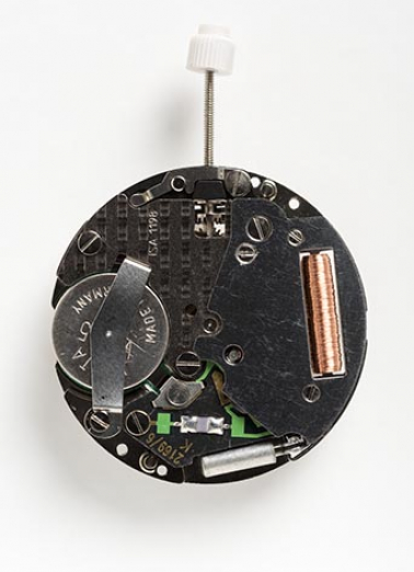 Mouvement de montre à quartz Isa 1198, à Villers-le-Lac, 4e quart 20e siècle. © Région Bourgogne-Franche-Comté, Inventaire du patrimoine