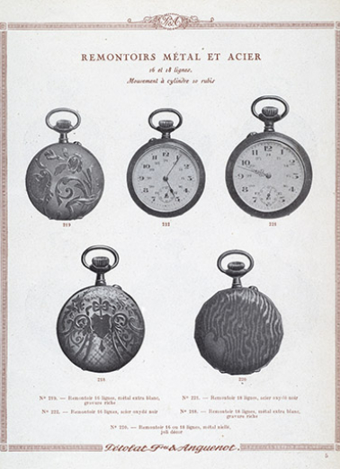 Catalogue Pétolat Frères et Anguenot, s.d. [vers 1930]. © Région Bourgogne-Franche-Comté, Inventaire du patrimoine