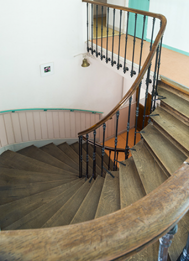 Détail depuis le premier étage. © Région Bourgogne-Franche-Comté, Inventaire du patrimoine Détail depuis le premier étage. © Région Bourgogne-Franche-Comté, Inventaire du patrimoine