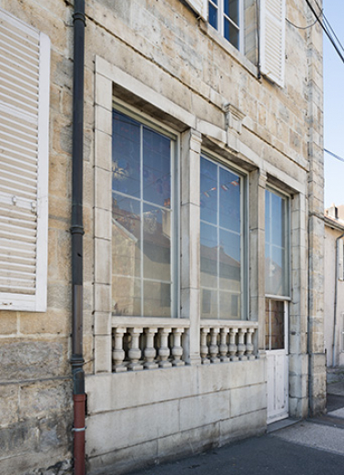 La façade réaménagée de la maison "Petit". © Région Bourgogne-Franche-Comté, Inventaire du patrimoine