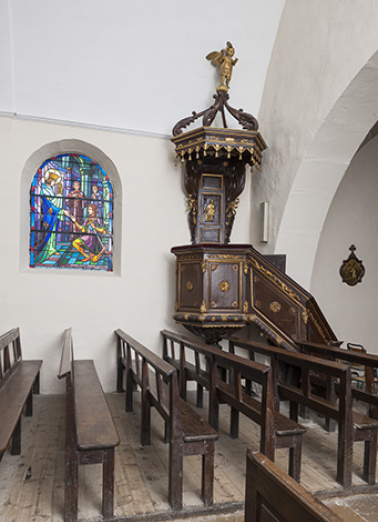 La chaire. © Région Bourgogne-Franche-Comté, Inventaire du patrimoine