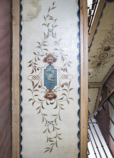 Plafond de la 4e volée. © Région Bourgogne-Franche-Comté, Inventaire du patrimoine