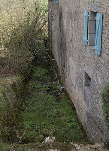 Bief de dérivation, moulin Guyot. © Région Bourgogne-Franche-Comté, Inventaire du patrimoine