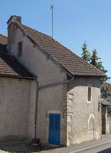 Façade antérieure, partie sud. © Région Bourgogne-Franche-Comté, Inventaire du patrimoine Façade antérieure, partie sud. © Région Bourgogne-Franche-Comté, Inventaire du patrimoine