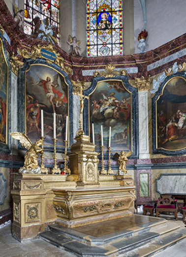 Chœur. © Région Bourgogne-Franche-Comté, Inventaire du patrimoine Chœur. © Région Bourgogne-Franche-Comté, Inventaire du patrimoine