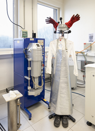 2e étage de soubassement : laboratoire de chimie. © Région Bourgogne-Franche-Comté, Inventaire du patrimoine