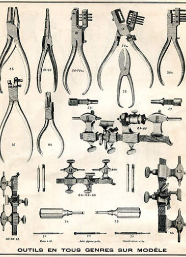 Fabrique d'outils pour horlogerie et quincaillerie David Gueutal, Montécheroux (Doubs) (France). Album [p. 4], 1er avril 1892 © Région Bourgogne-Franche-Comté, Inventaire du patrimoine