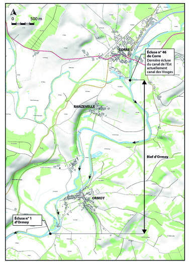 Plan de localisation (1/20 000). Extrait du ScanExpress classique © IGN 2018. © Région Bourgogne-Franche-Comté, Inventaire du patrimoine Plan de localisation (1/20 000). Extrait du ScanExpress classique © IGN 2018. © Région Bourgogne-Franche-Comté, Inventaire du patrimoine