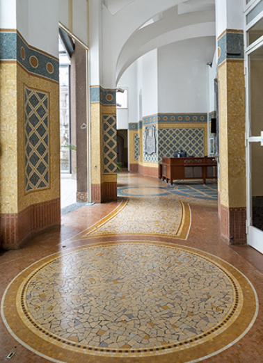 Vue depuis le couloir ouest. © Région Bourgogne-Franche-Comté, Inventaire du patrimoine