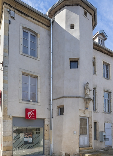  maison tourelle d'escalier © Région Bourgogne-Franche-Comté, Inventaire du patrimoine