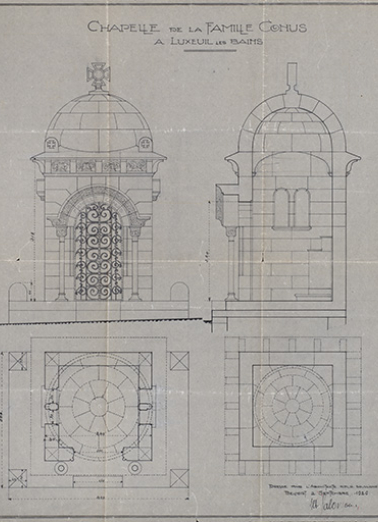  chapelle funéraire © Région Bourgogne-Franche-Comté, Inventaire du patrimoine