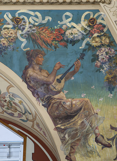 peinture monumentale © Région Bourgogne-Franche-Comté, Inventaire du patrimoine  peinture monumentale © Région Bourgogne-Franche-Comté, Inventaire du patrimoine