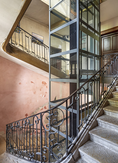  hôtel escalier © Région Bourgogne-Franche-Comté, Inventaire du patrimoine