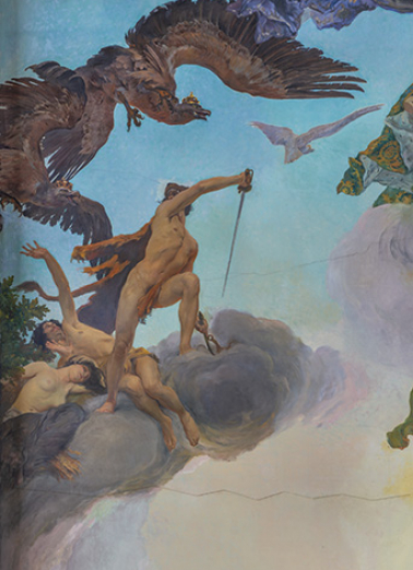  plafond peinture © Région Bourgogne-Franche-Comté, Inventaire du patrimoine