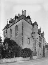 Le corps de logis vu de la route. © Région Bourgogne-Franche-Comté, Inventaire du patrimoine