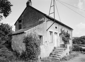 Détail de l'escalier du logis. © Région Bourgogne-Franche-Comté, Inventaire du patrimoine