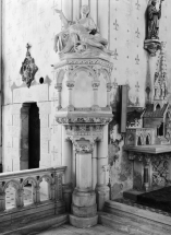 Vue d'ensemble de la fausse chaire à prêcher. © Région Bourgogne-Franche-Comté, Inventaire du patrimoine