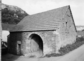 Vue d'ensemble de la grange et de la bergerie, parcelle 521, section C2 sur le cadastre de 1948. © Région Bourgogne-Franche-Comté, Inventaire du patrimoine