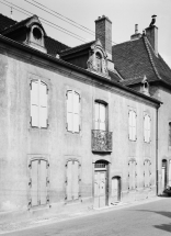 Vue rapprochée de la façade. © Région Bourgogne-Franche-Comté, Inventaire du patrimoine