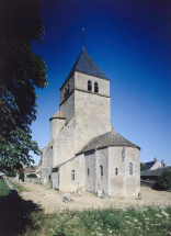 Vue d'ensemble depuis le chevet. © Région Bourgogne-Franche-Comté, Inventaire du patrimoine