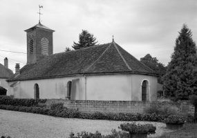 Elévation droite et chevet © Région Bourgogne-Franche-Comté, Inventaire du patrimoine